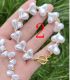 Brazalete heart pearl 2