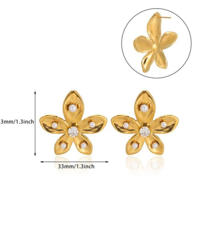 Aretes pearl flower