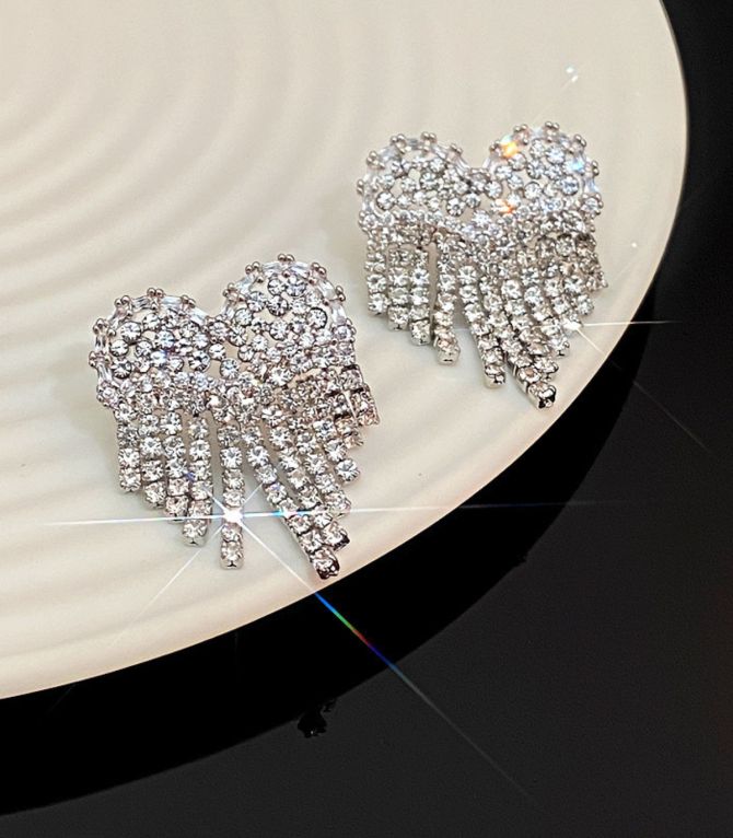 Aretes diamond heart