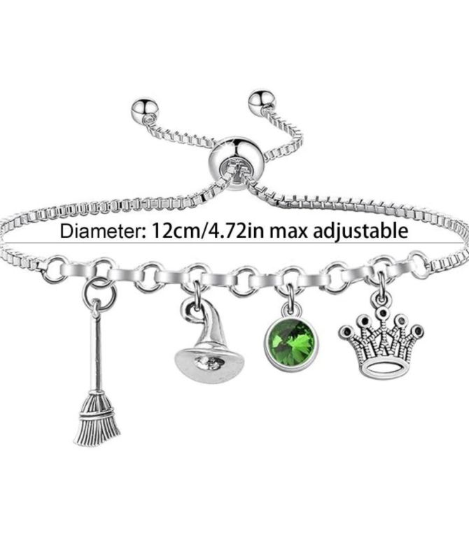 Brazalete green gemstone
