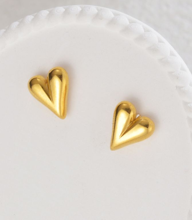 Aretes corazón