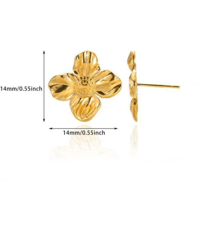 Aretes flower 1