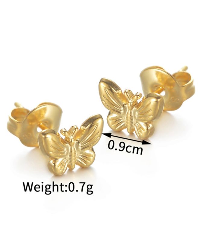 Aretes butterfly