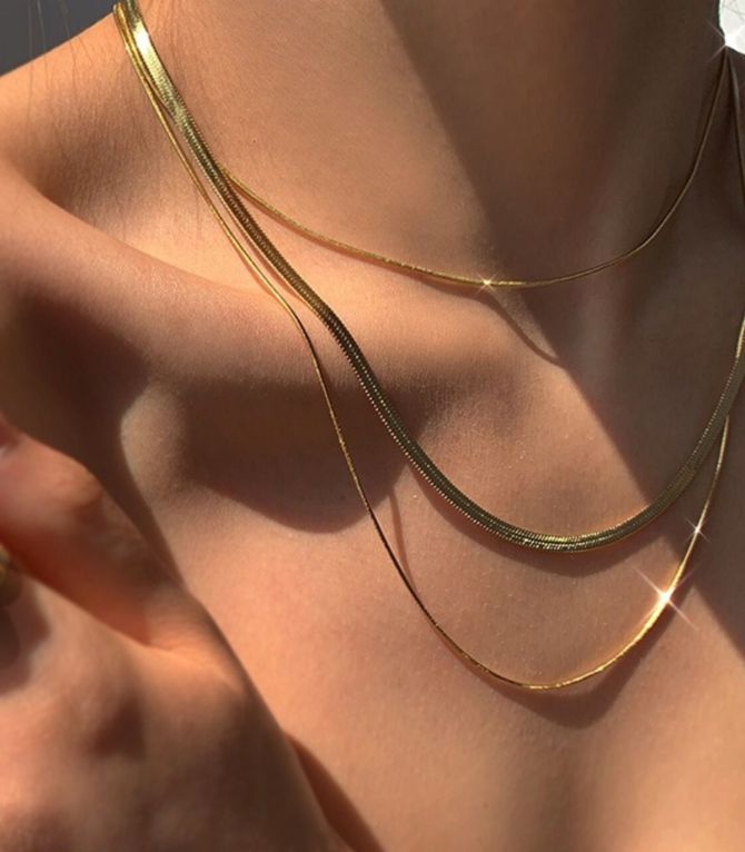 Collar gold three layer