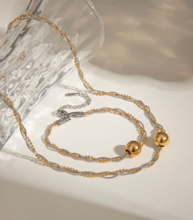 Collar ball bicolor