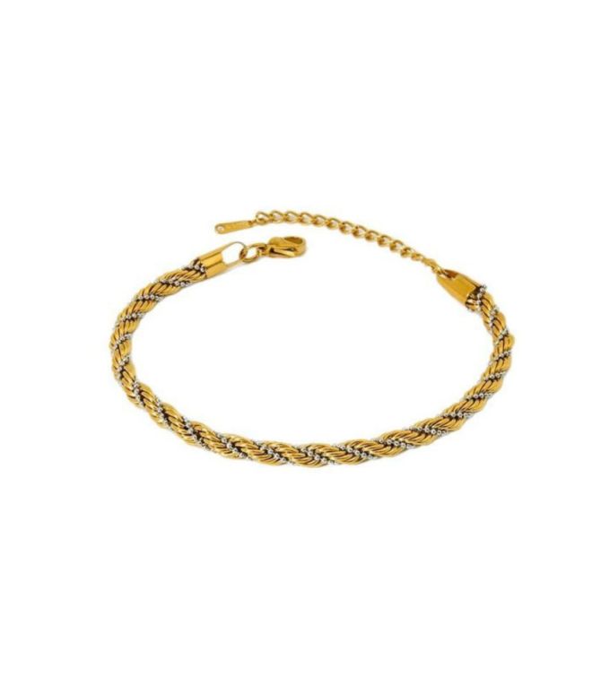 Brazalete twist bicolor