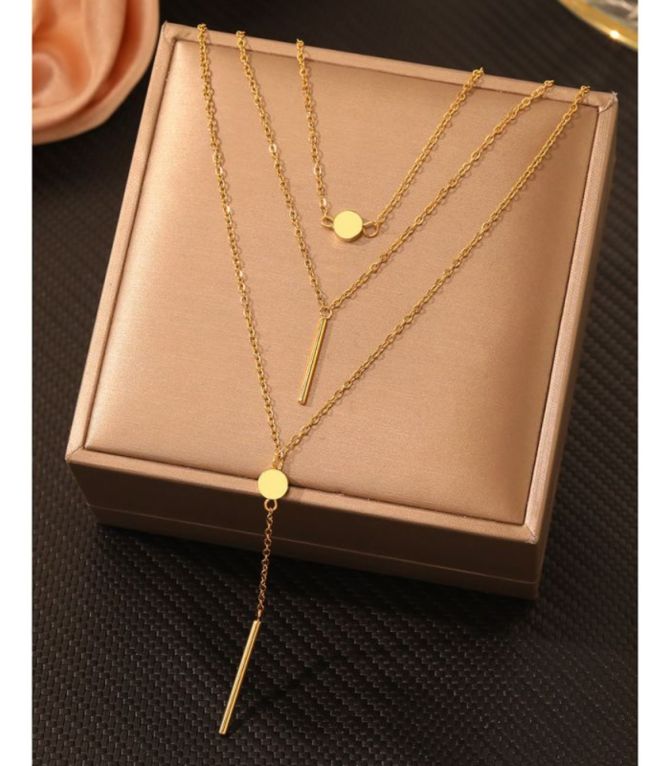Collar gold slim bar