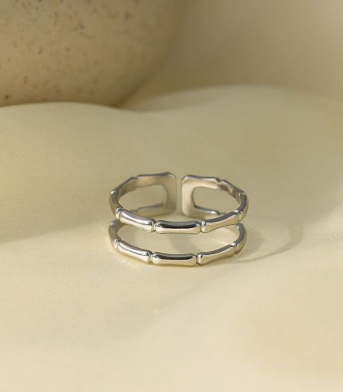 Anillo double bamboo