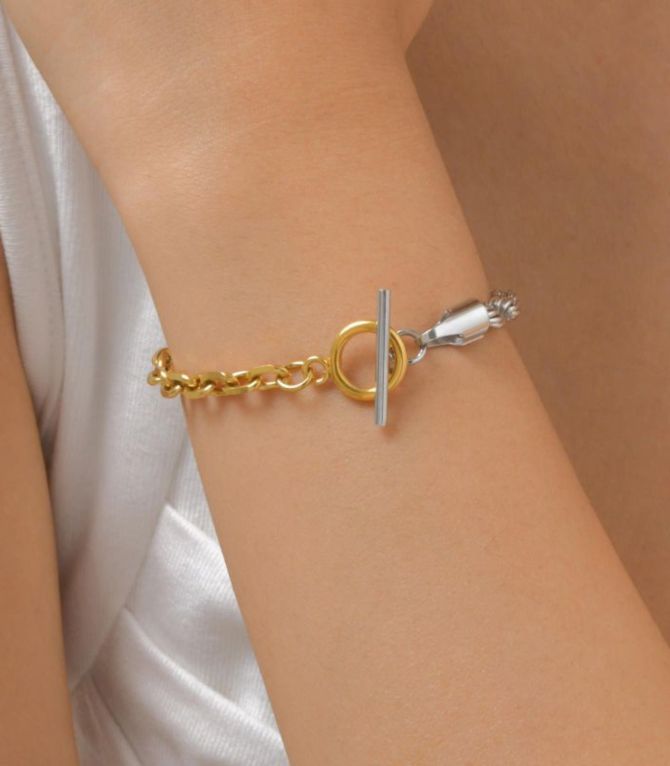 Brazalete two colorblock