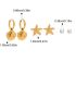 Aretes set starfish pearl