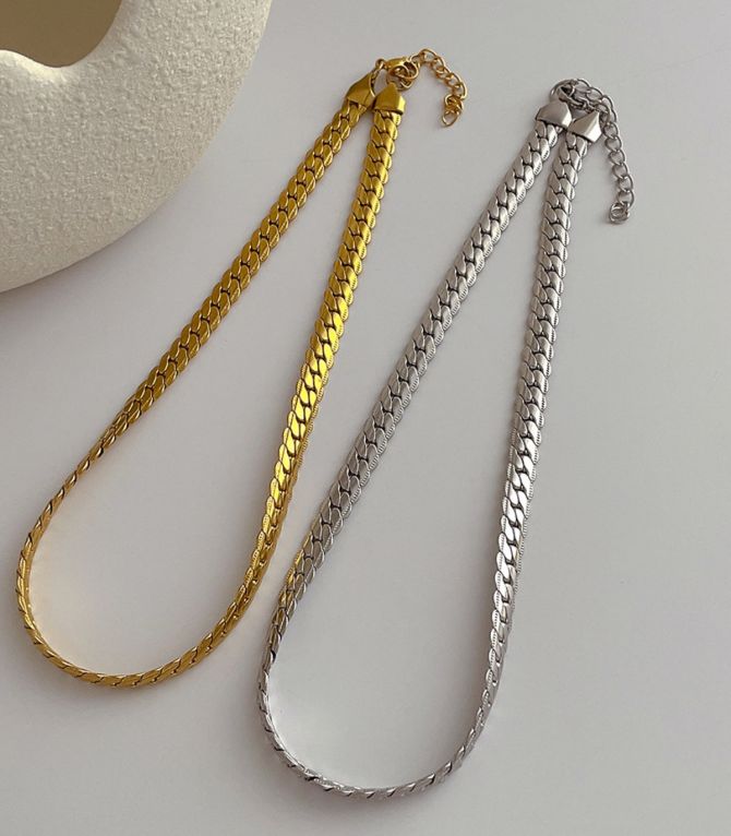 Collar snake chain