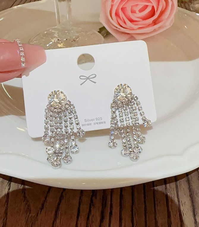 Aretes diamond Tassel