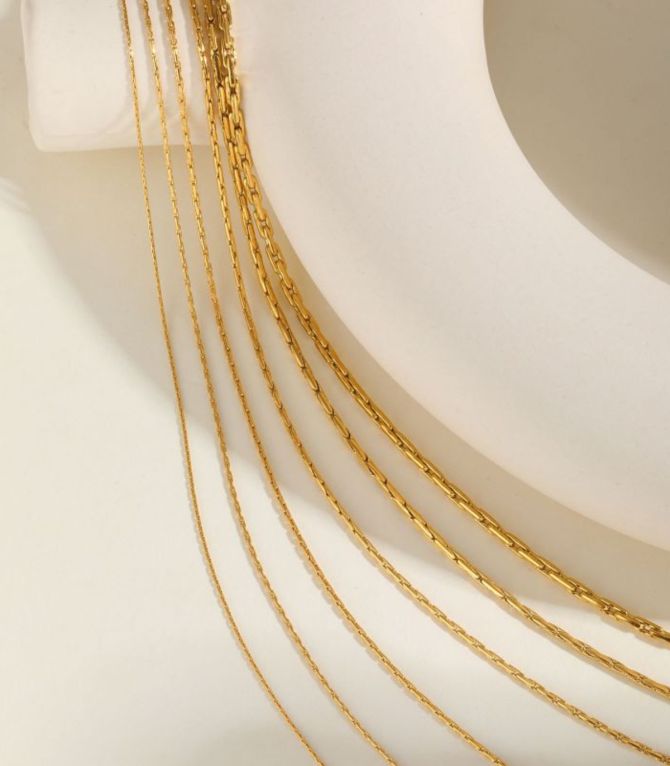 Collar geométrico chain 1.2mm