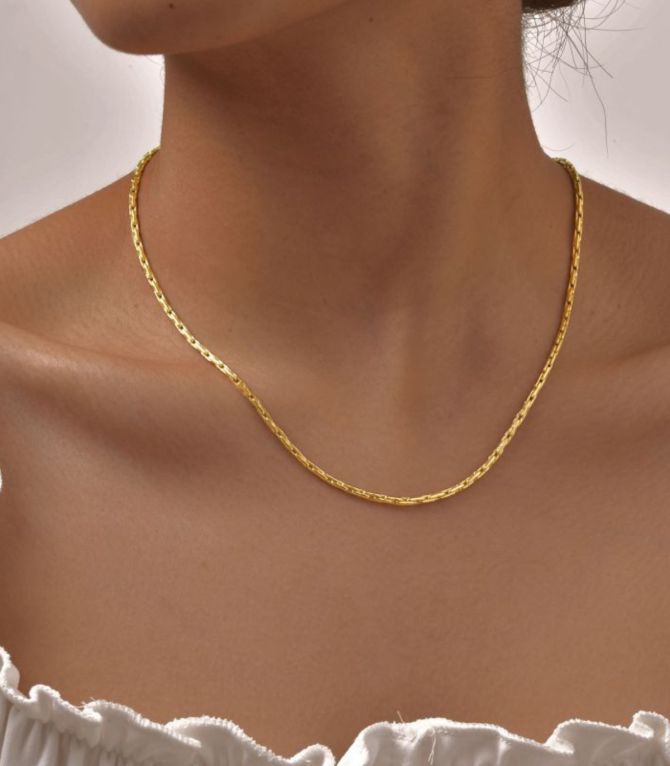 Collar geométrico chain 2.3mm