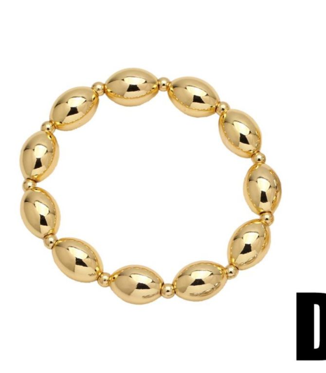 Brazalete gold beaded