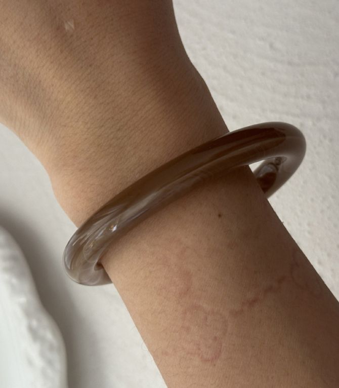 Brazalete acrylic brown
