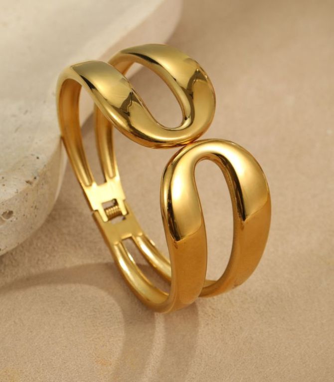 Brazalete gold round