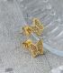 Aretes diamond butterfly
