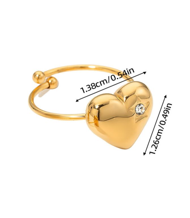 Anillo diamond heart