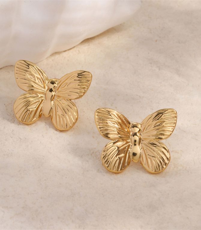 Aretes mariposas
