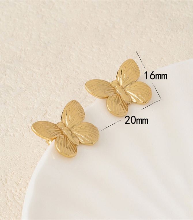Aretes mariposas