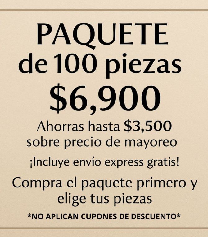 Paquete100*nocupones*