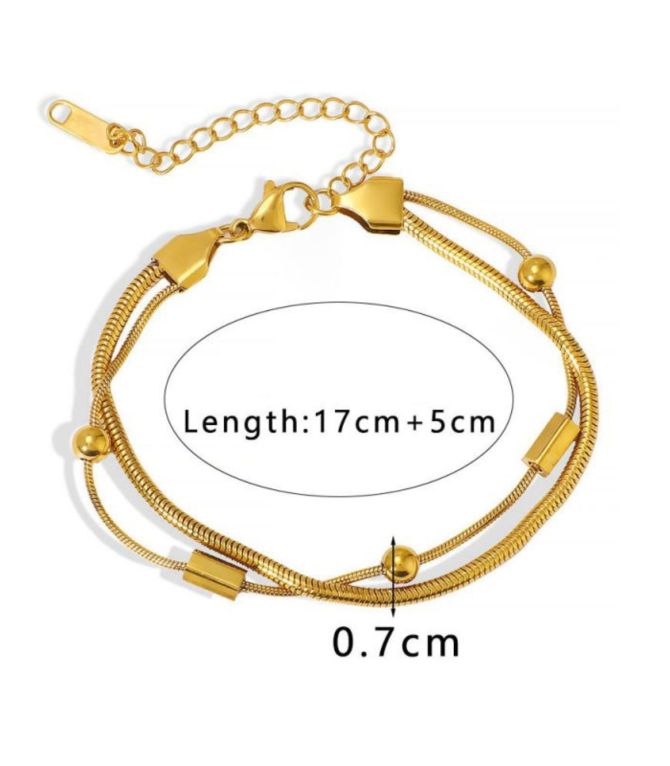 Brazalete geometric chain