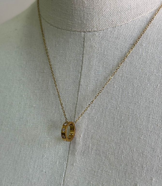 Collar enero garnet