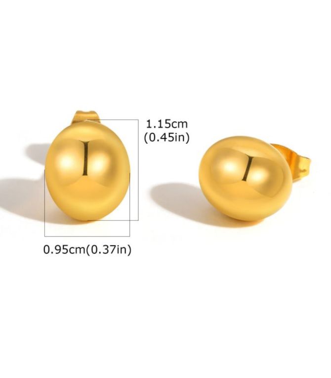 Aretes oval