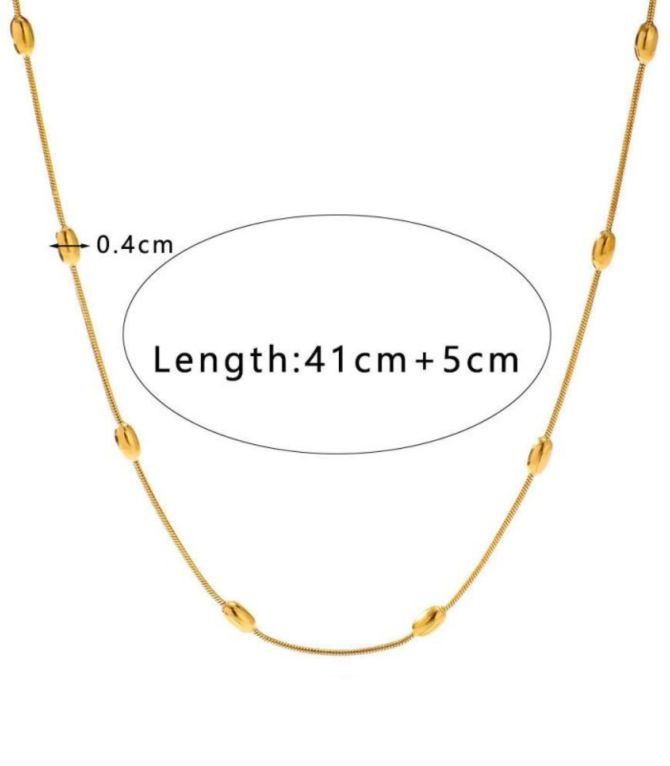 Collar geométrico chain