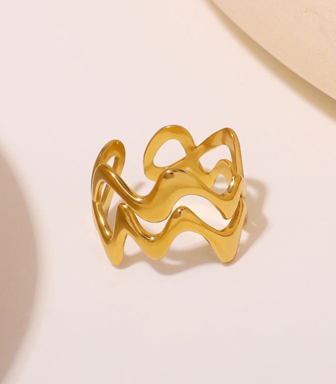 Anillo double wave