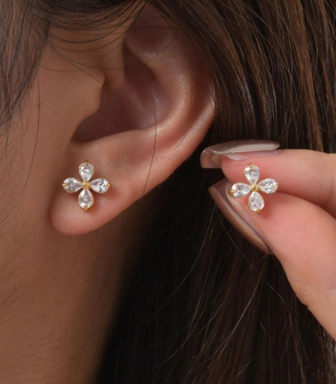 Aretes flor