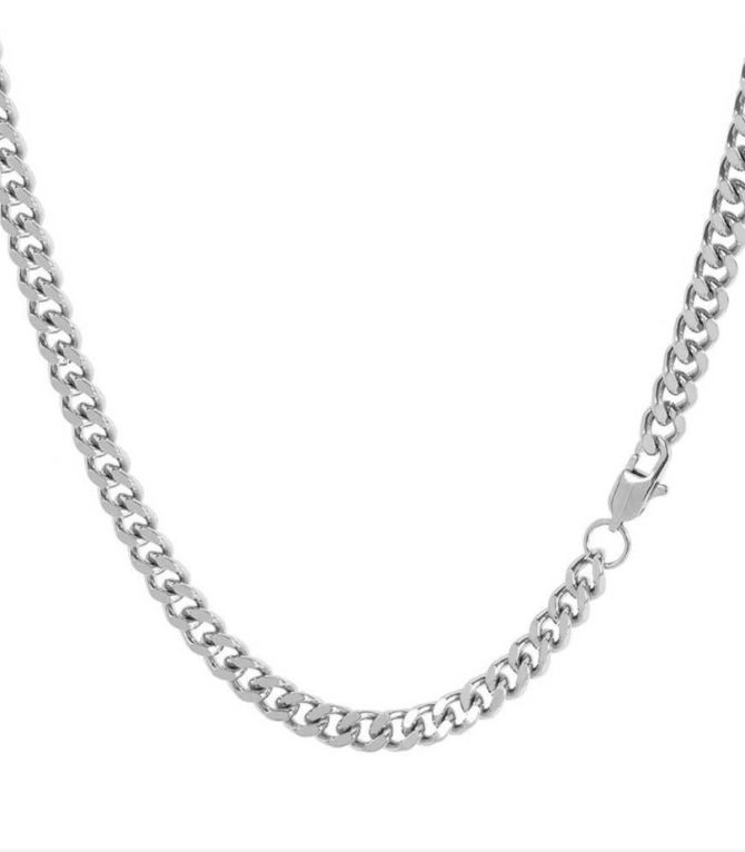 Collar cadena plata 50.8cm