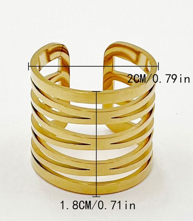 Anillo ancho multilayer