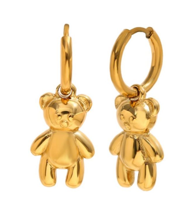 Aretes bear hoop