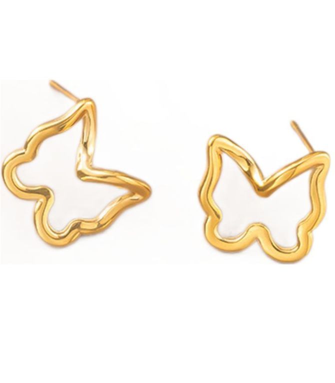 Aretes mariposa