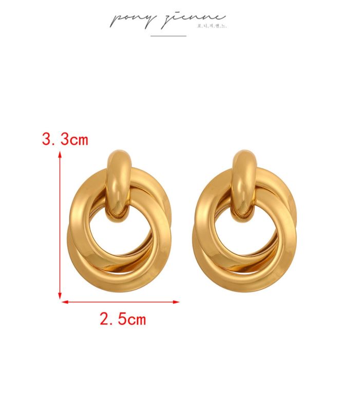 Aretes dorados