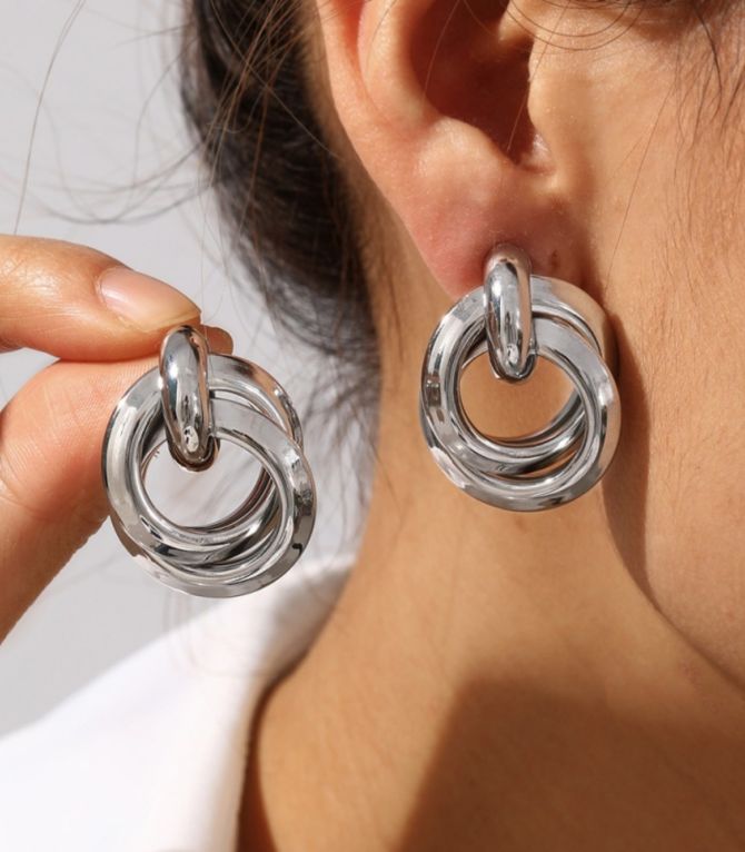 Aretes plata