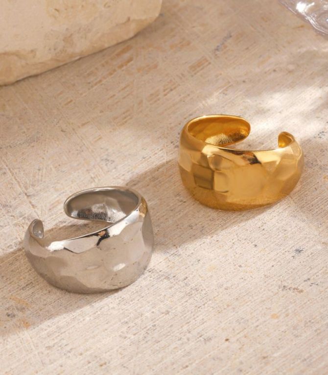 Anillo abierto plata