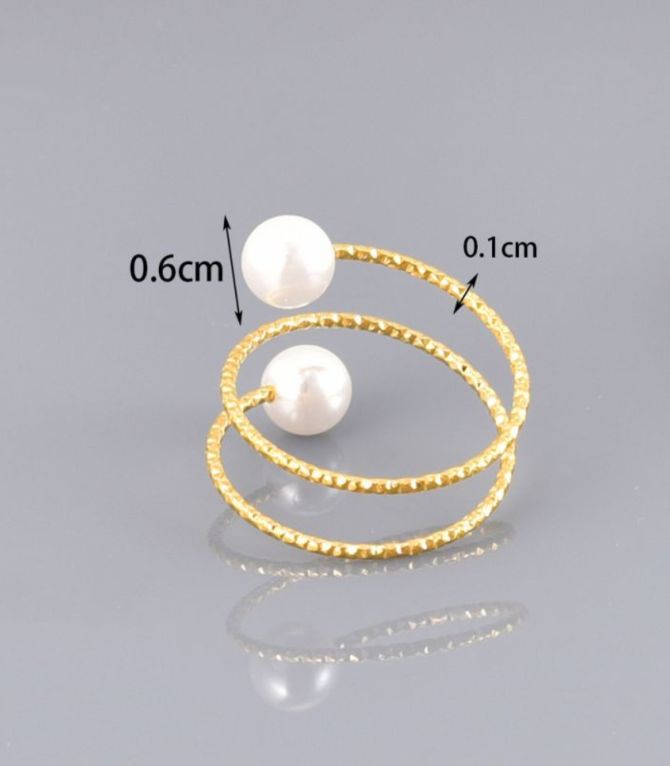 Anillo perlas 6