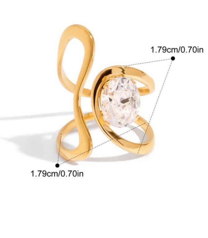 Anillo round diamond