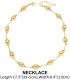 Collar gold beaded