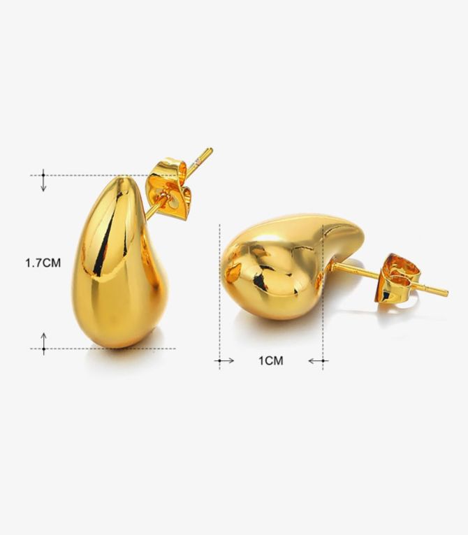 Aretes gold trumpet