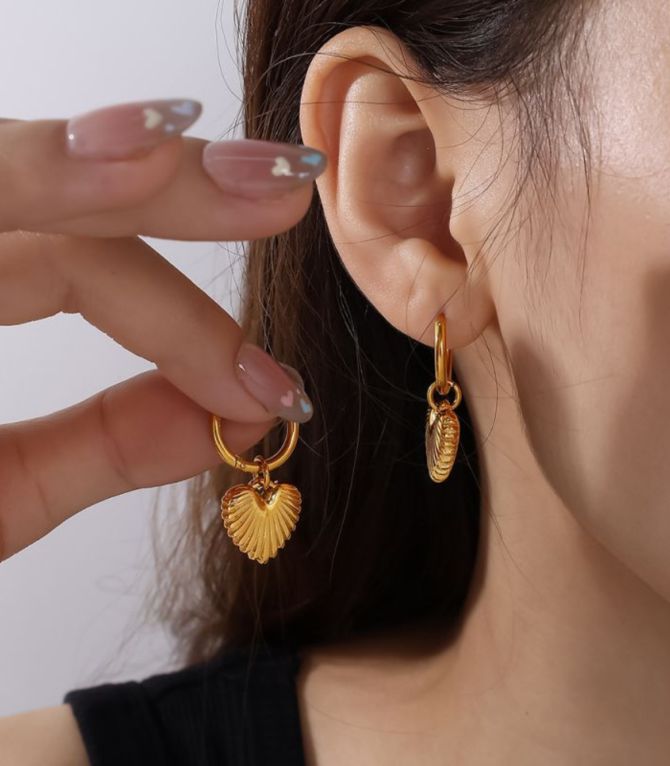 Aretes corazón