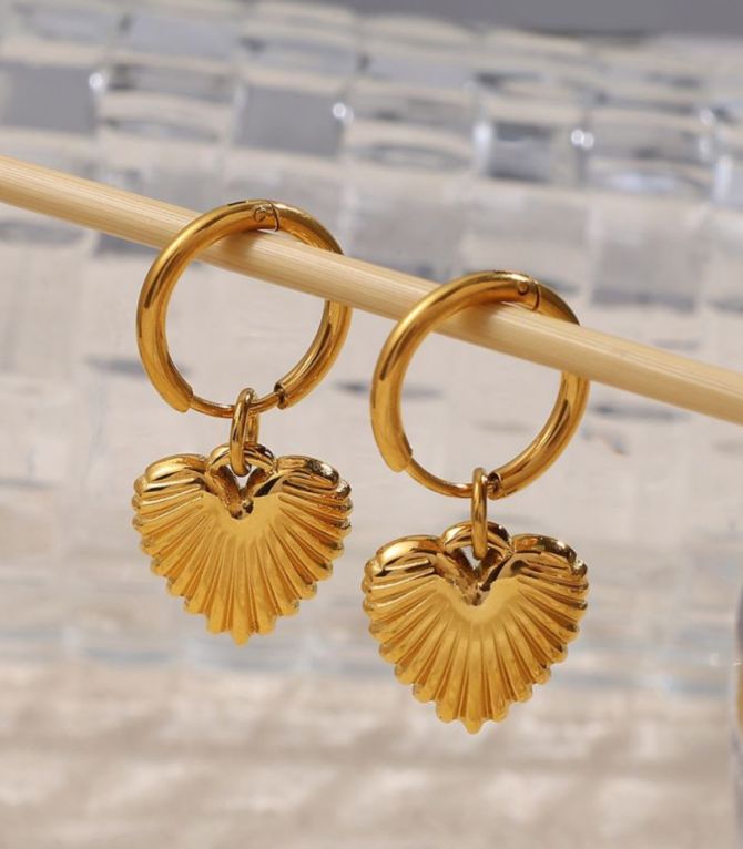 Aretes corazón