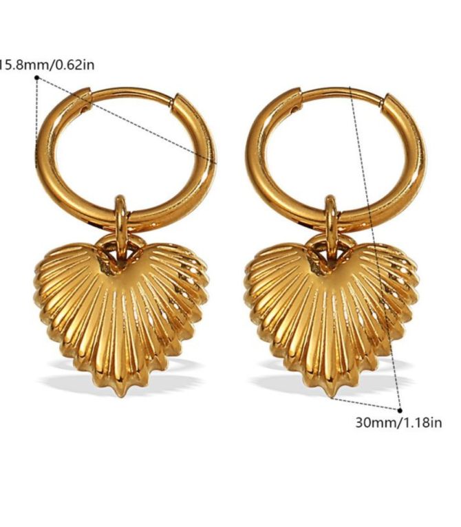 Aretes corazón
