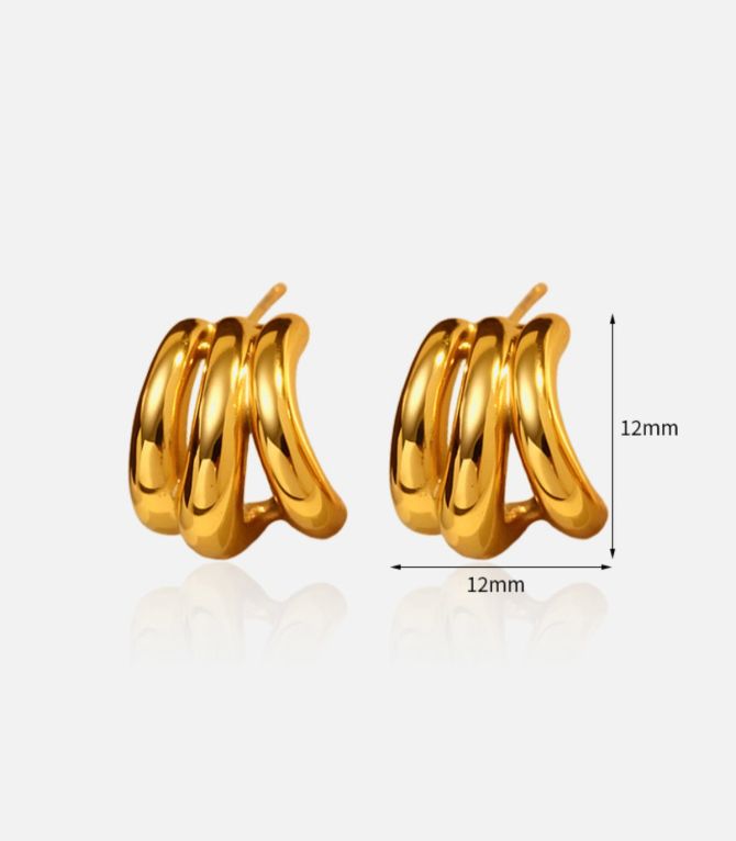Aretes geometric c shaped
