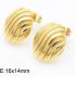 Aretes gold textured