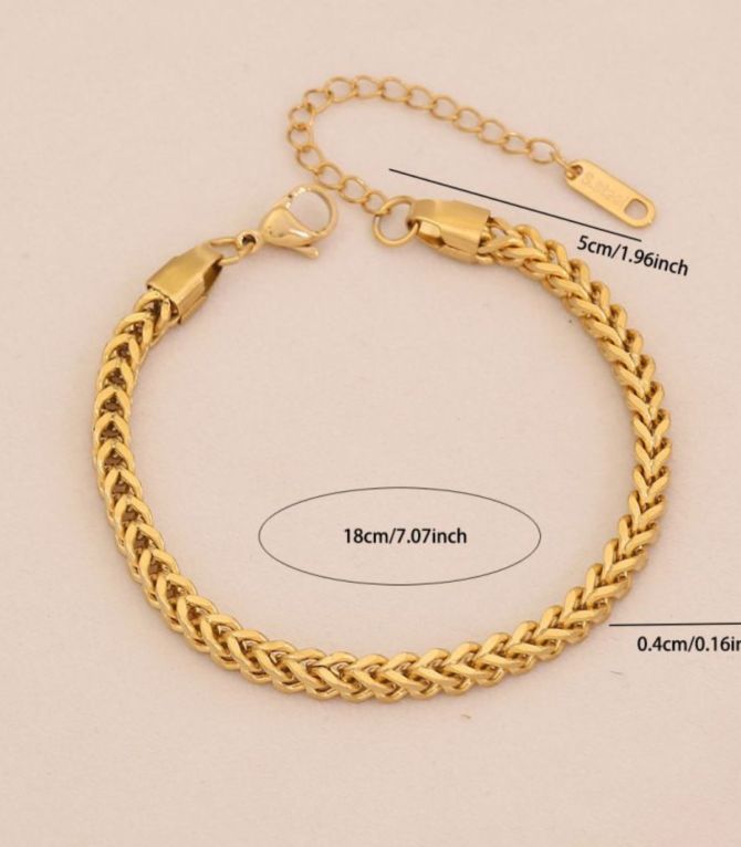 Brazalete geometric chain 5