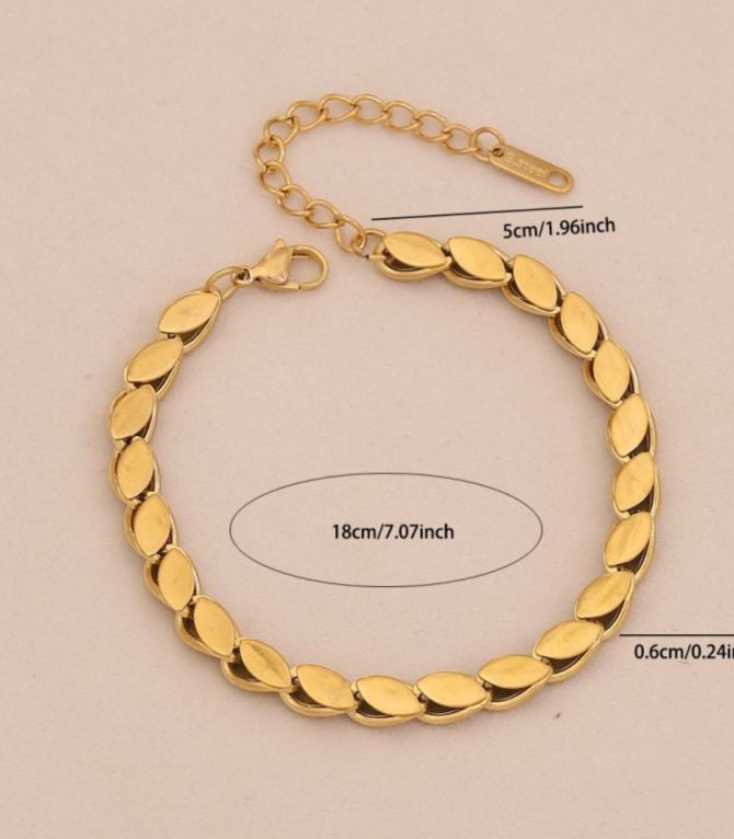 Brazalete geometric chain 4